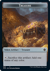 Treasure // Treasure Double-Sided Token [Starter Commander Decks] MTG Single Magic: The Gathering | Red Claw Gaming