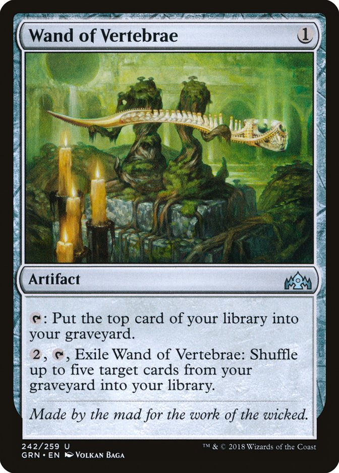 Wand of Vertebrae [Guilds of Ravnica] MTG Single Magic: The Gathering | Red Claw Gaming