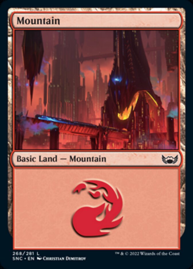 Mountain (268) [Streets of New Capenna] MTG Single Magic: The Gathering | Red Claw Gaming