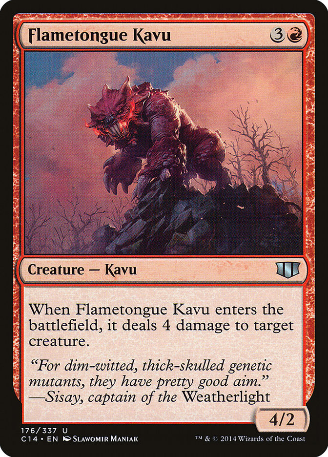 Flametongue Kavu [Commander 2014] MTG Single Magic: The Gathering | Red Claw Gaming