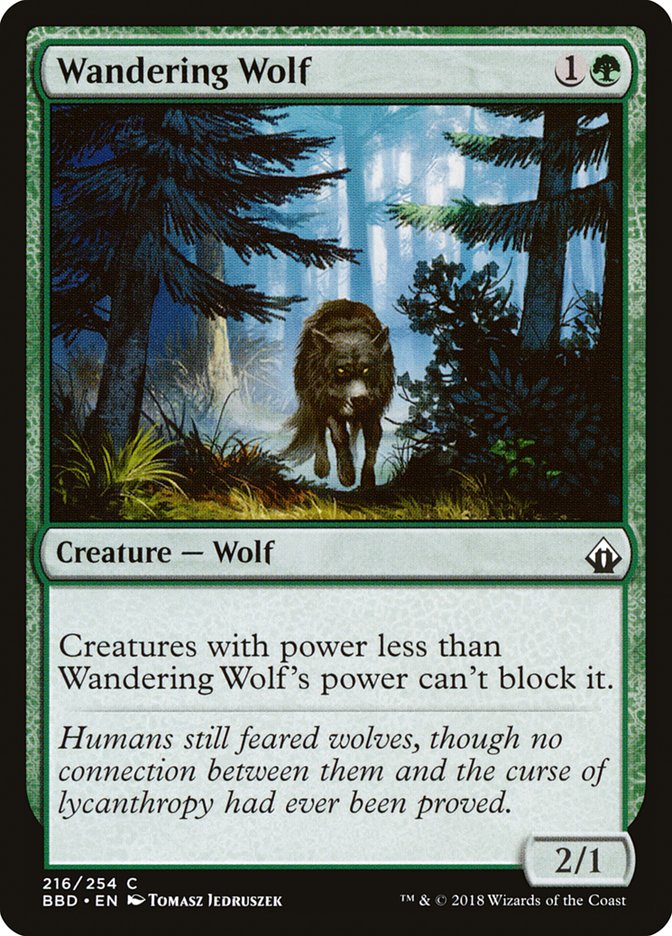 Wandering Wolf [Battlebond] MTG Single Magic: The Gathering | Red Claw Gaming