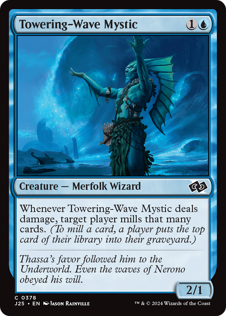 Towering-Wave Mystic [Foundations Jumpstart] MTG Single Magic: The Gathering | Red Claw Gaming