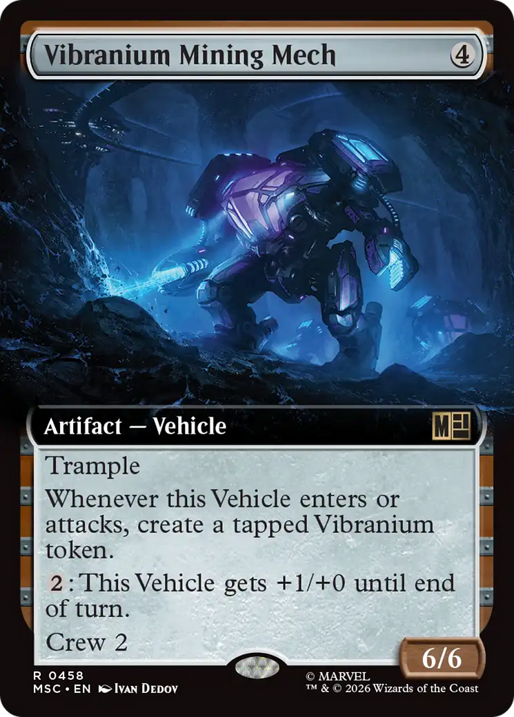 Vibranium Mining Mech (Extended Art) [Marvel Super Heroes Commander] | Red Claw Gaming