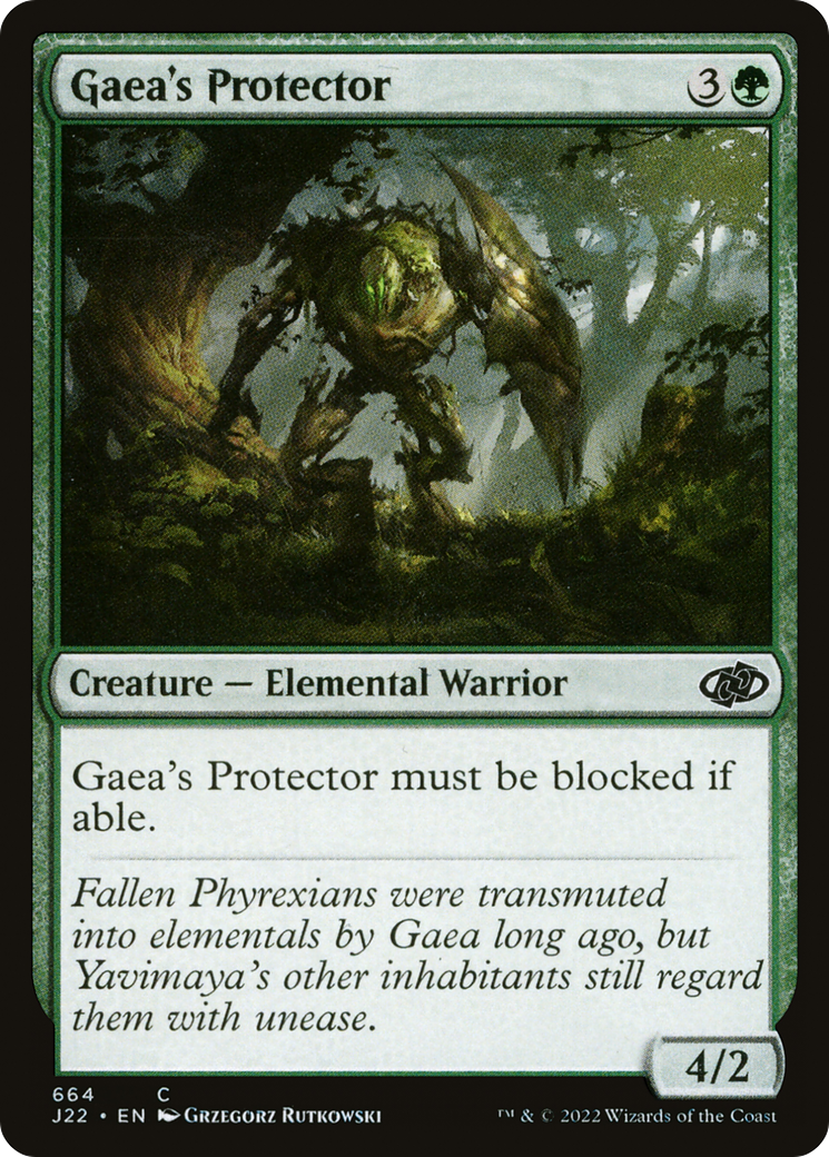 Gaea's Protector [Jumpstart 2022] MTG Single Magic: The Gathering | Red Claw Gaming