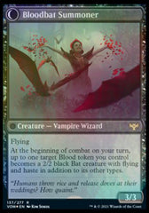 Voldaren Bloodcaster // Bloodbat Summoner [Innistrad: Crimson Vow Prerelease Promos] MTG Single Magic: The Gathering | Red Claw Gaming