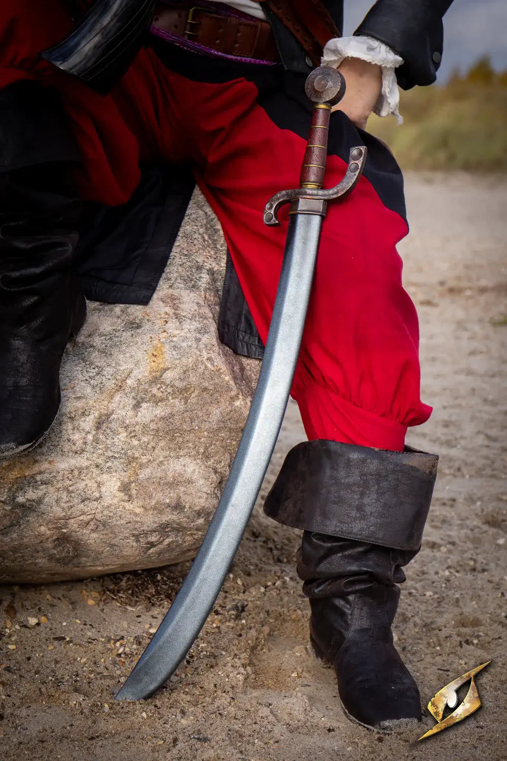 Falchion - Curved LARP Iron Fortress | Red Claw Gaming