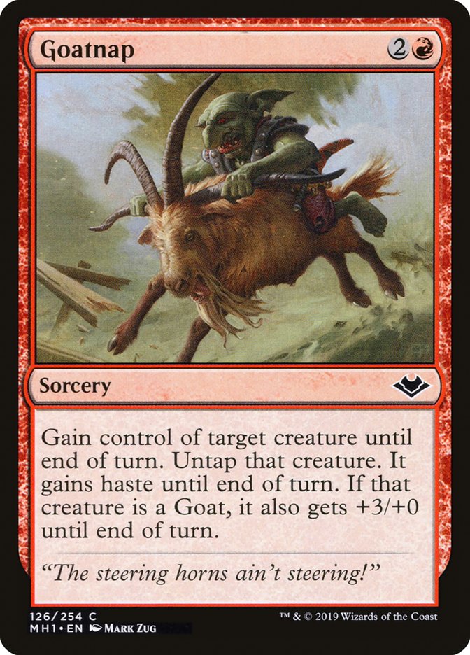 Goatnap [Modern Horizons] MTG Single Magic: The Gathering | Red Claw Gaming
