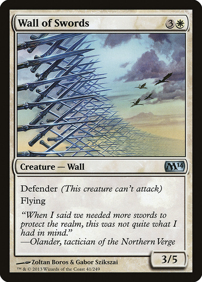 Wall of Swords [Magic 2014] MTG Single Magic: The Gathering | Red Claw Gaming