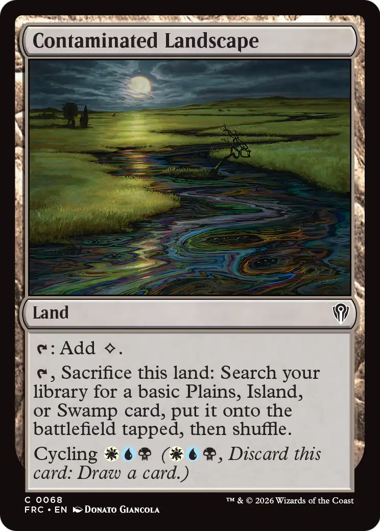 Contaminated Landscape [Reality Fracture Commander] | Red Claw Gaming