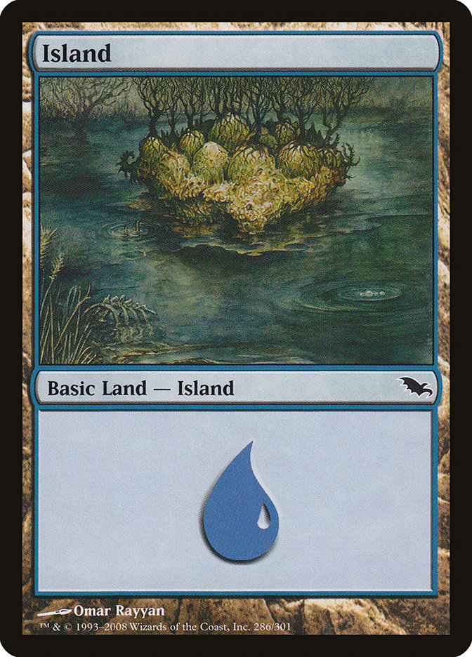 Island (286) [Shadowmoor] MTG Single Magic: The Gathering | Red Claw Gaming