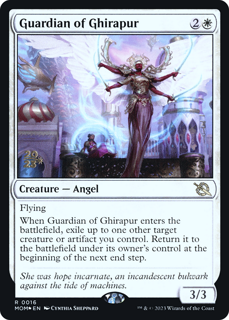 Guardian of Ghirapur [March of the Machine Prerelease Promos] MTG Single Magic: The Gathering    | Red Claw Gaming