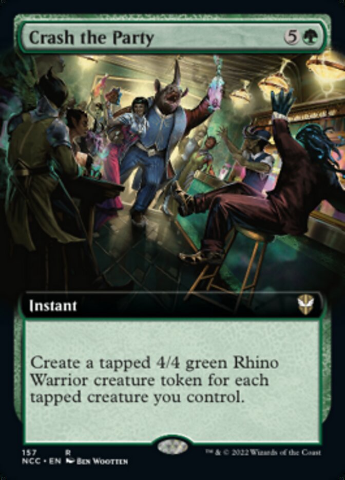Crash the Party (Extended Art) [Streets of New Capenna Commander] MTG Single Magic: The Gathering | Red Claw Gaming