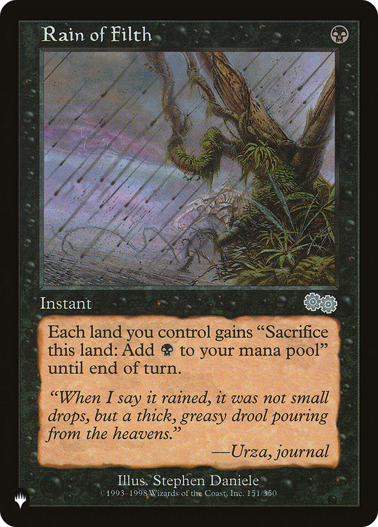 Rain of Filth [The List] MTG Single Magic: The Gathering | Red Claw Gaming