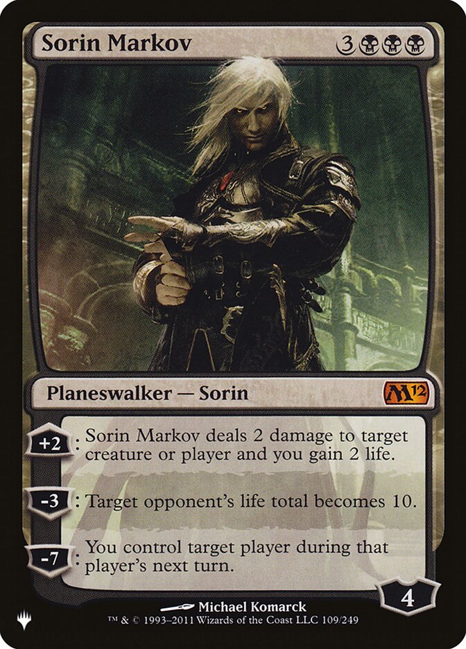 Sorin Markov [The List] MTG Single Magic: The Gathering    | Red Claw Gaming
