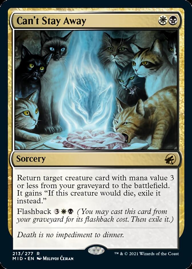 Can't Stay Away [Innistrad: Midnight Hunt] MTG Single Magic: The Gathering | Red Claw Gaming