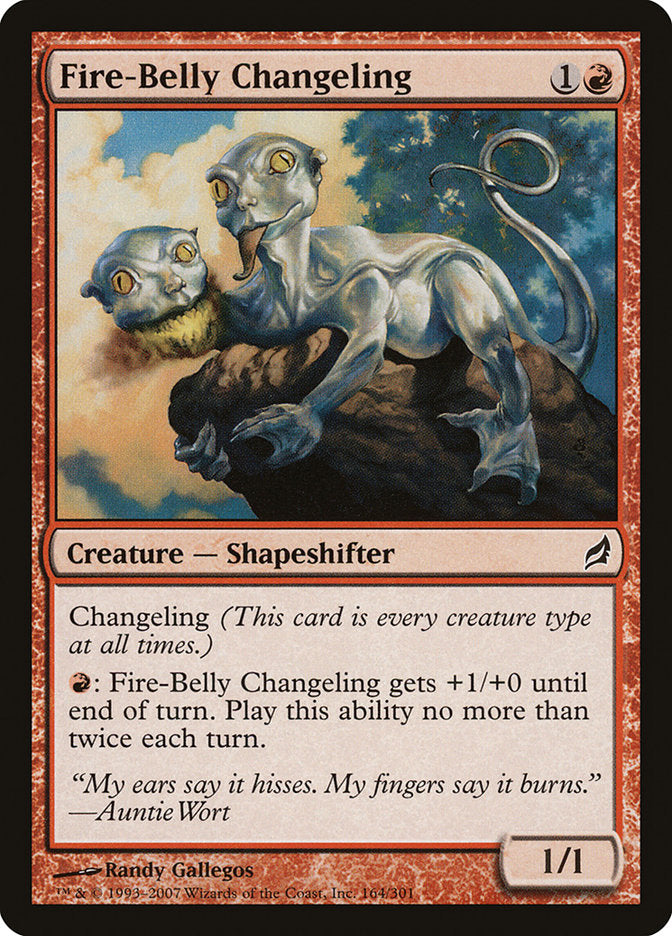 Fire-Belly Changeling [Lorwyn] MTG Single Magic: The Gathering | Red Claw Gaming