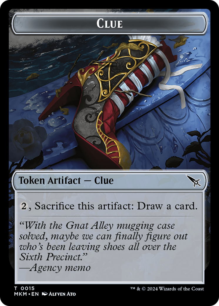 Thopter (0020) // Clue (0015) Double-Sided Token [Murders at Karlov Manor Tokens] MTG Single Magic: The Gathering | Red Claw Gaming