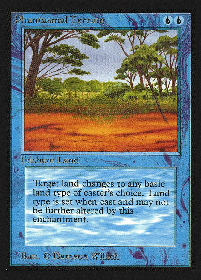 Phantasmal Terrain [International Collectors' Edition] MTG Single Magic: The Gathering | Red Claw Gaming