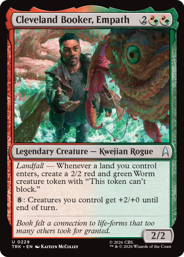 Cleveland Booker, Empath [Star Trek] MTG Single Magic: The Gathering | Red Claw Gaming