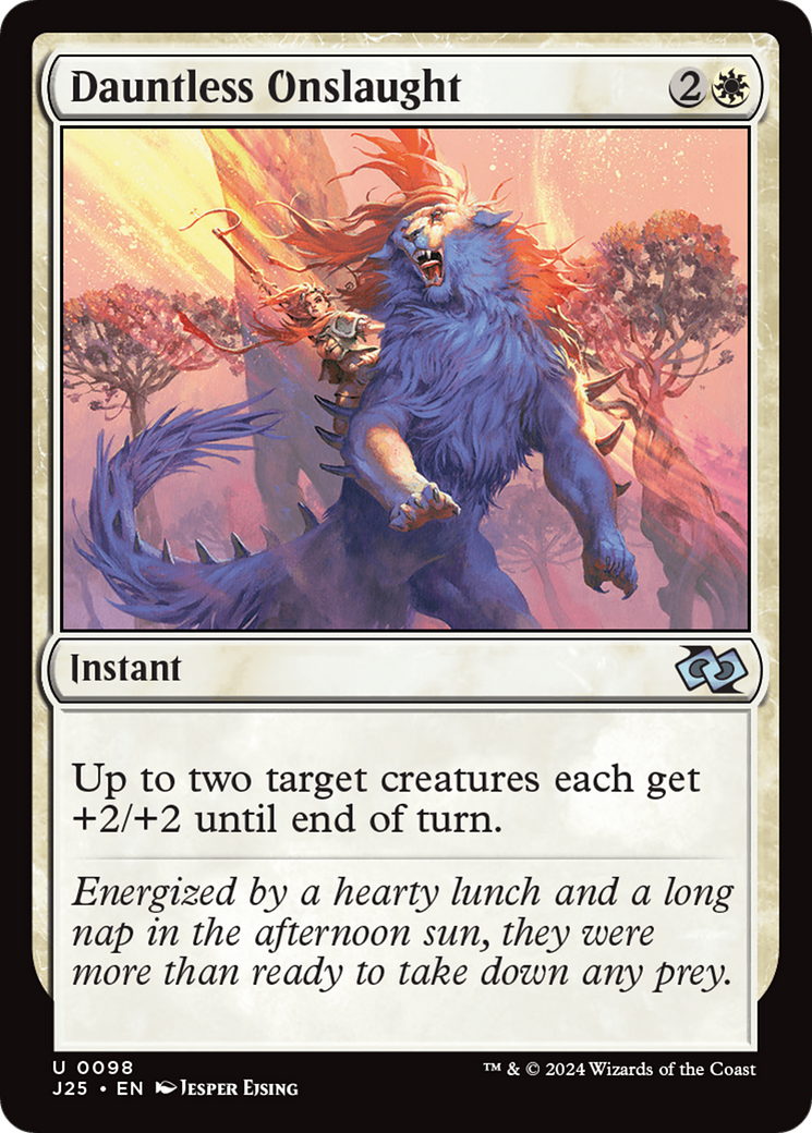 Dauntless Onslaught [Foundations Jumpstart] MTG Single Magic: The Gathering | Red Claw Gaming