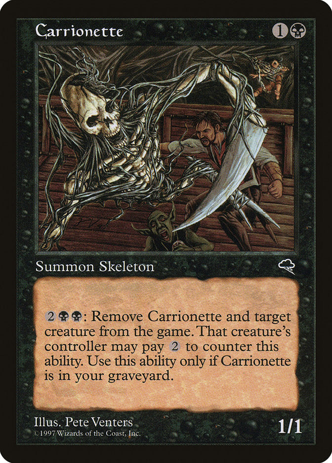 Carrionette [Tempest] MTG Single Magic: The Gathering | Red Claw Gaming
