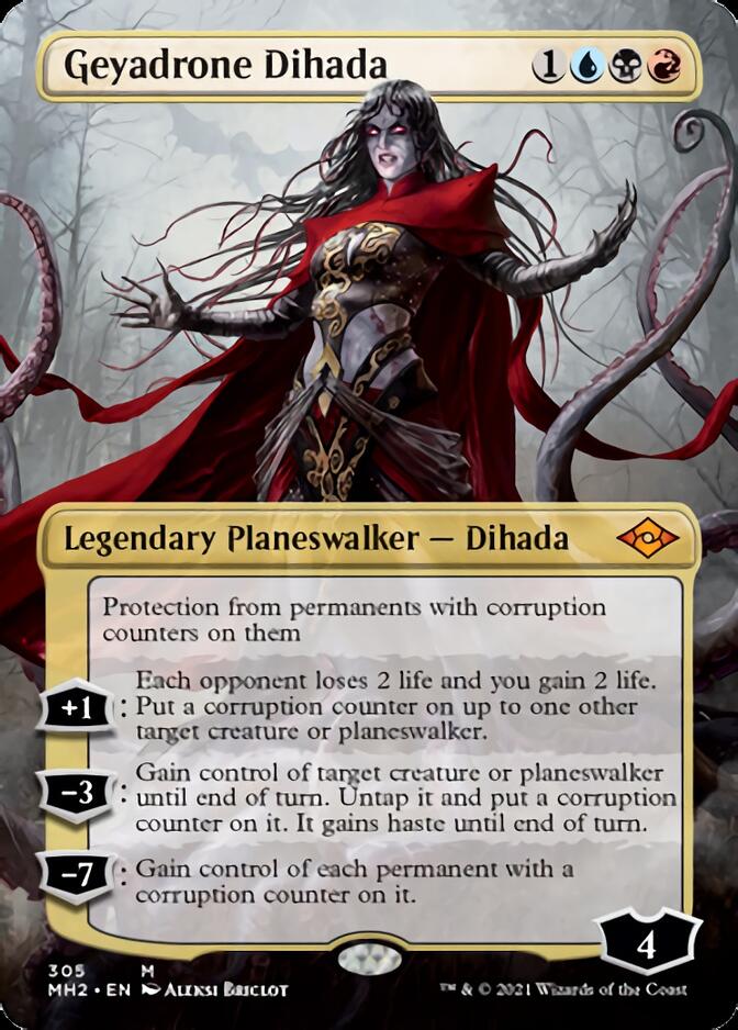 Geyadrone Dihada (Borderless) [Modern Horizons 2] MTG Single Magic: The Gathering    | Red Claw Gaming