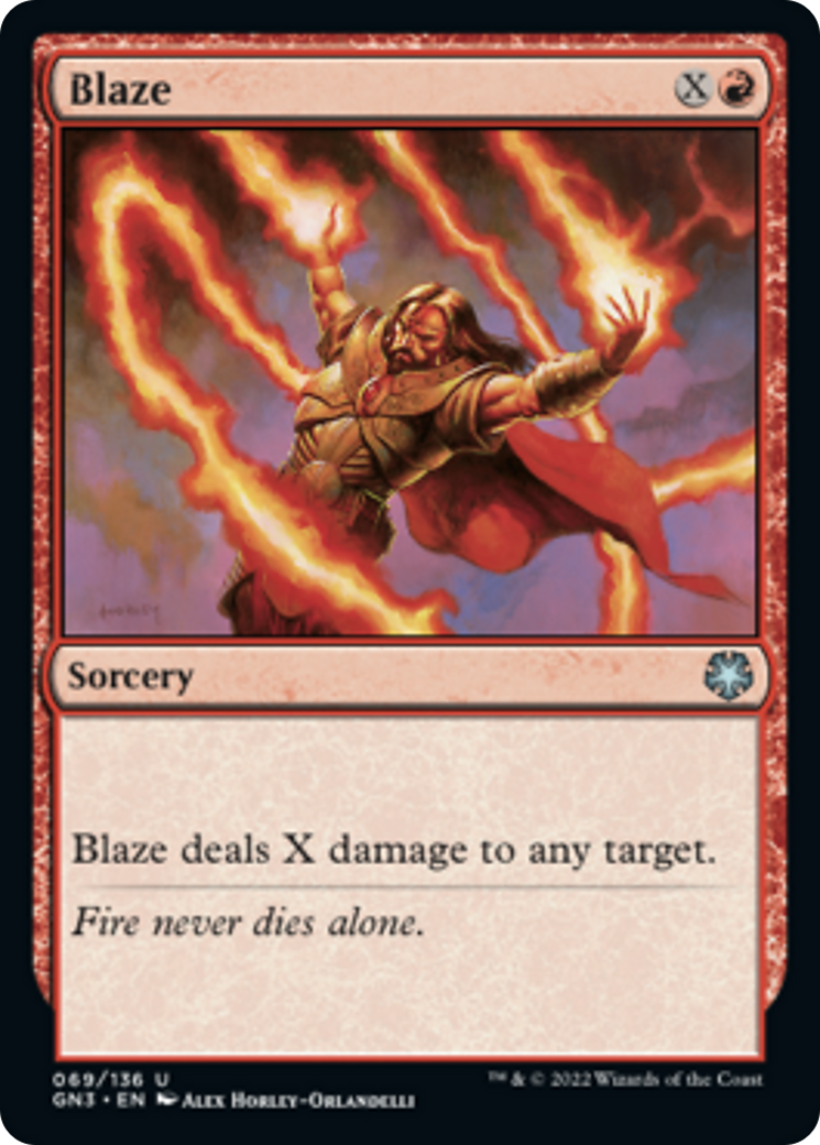 Blaze [Game Night: Free-for-All] MTG Single Magic: The Gathering | Red Claw Gaming