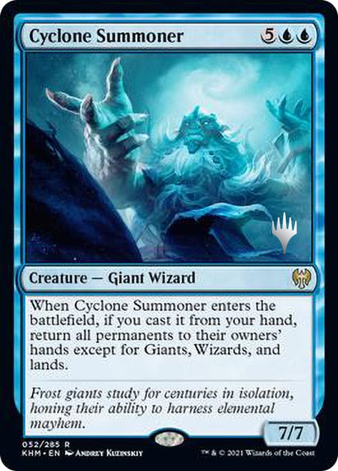 Cyclone Summoner (Promo Pack) [Kaldheim Promos] MTG Single Magic: The Gathering | Red Claw Gaming