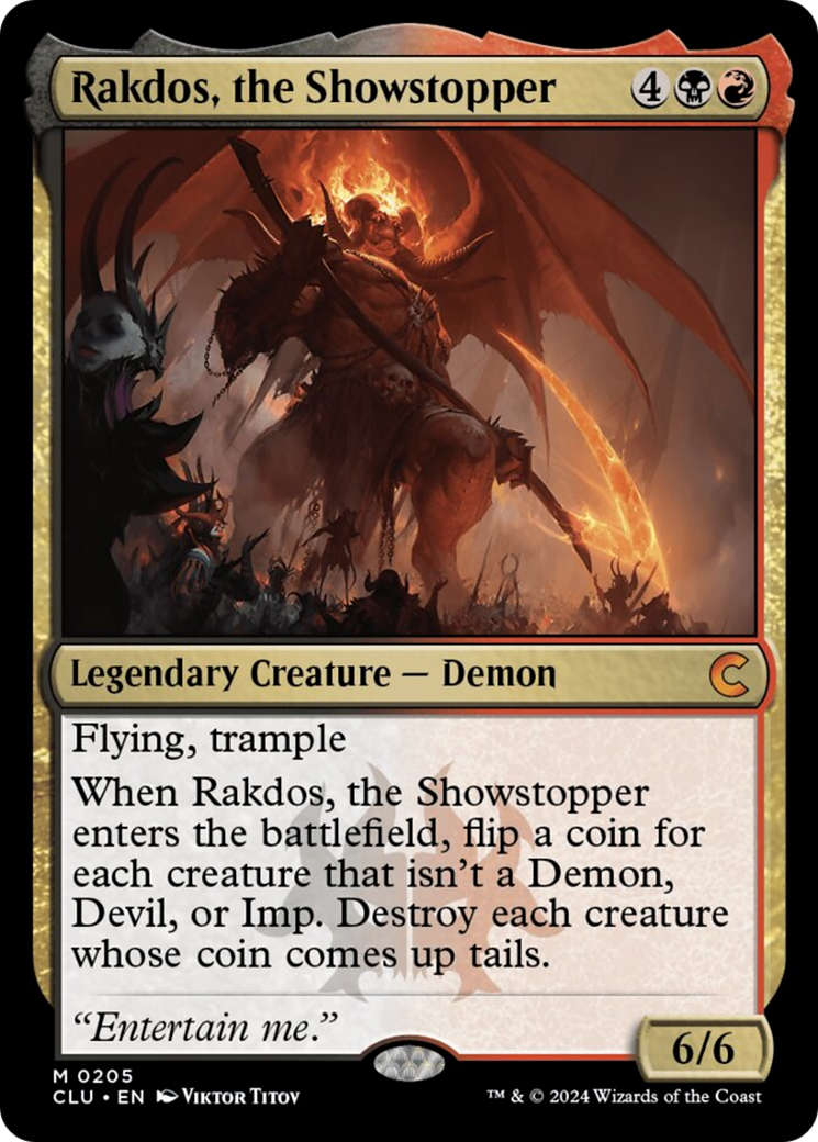 Rakdos, the Showstopper [Ravnica: Clue Edition] MTG Single Magic: The Gathering | Red Claw Gaming
