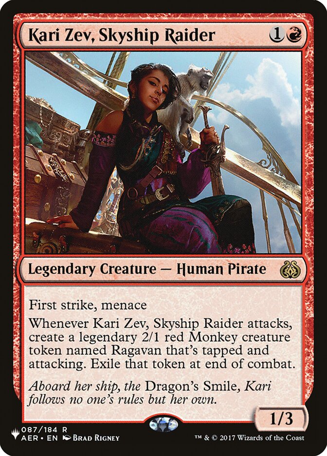 Kari Zev, Skyship Raider [The List] MTG Single Magic: The Gathering | Red Claw Gaming