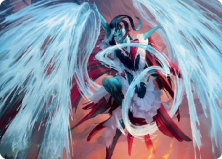 Torrent Sculptor Art Card [Strixhaven: School of Mages Art Series] MTG Single Magic: The Gathering | Red Claw Gaming