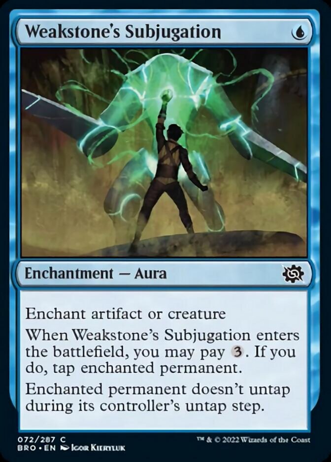 Weakstone's Subjugation [The Brothers' War] MTG Single Magic: The Gathering | Red Claw Gaming