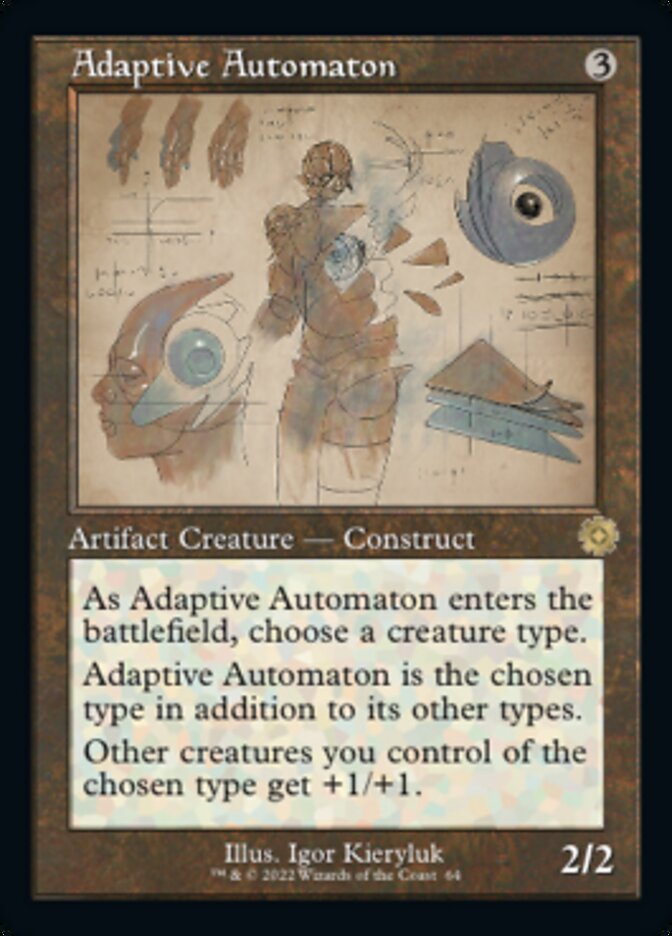 Adaptive Automaton (Retro Schematic) [The Brothers' War Retro Artifacts] MTG Single Magic: The Gathering | Red Claw Gaming