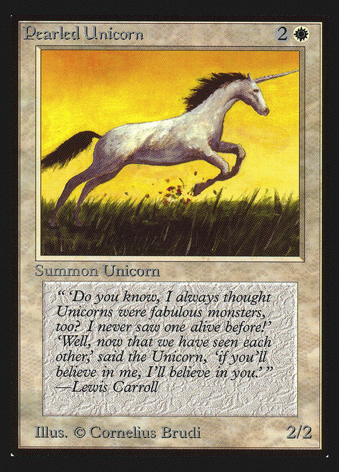 Pearled Unicorn [International Collectors' Edition] MTG Single Magic: The Gathering | Red Claw Gaming