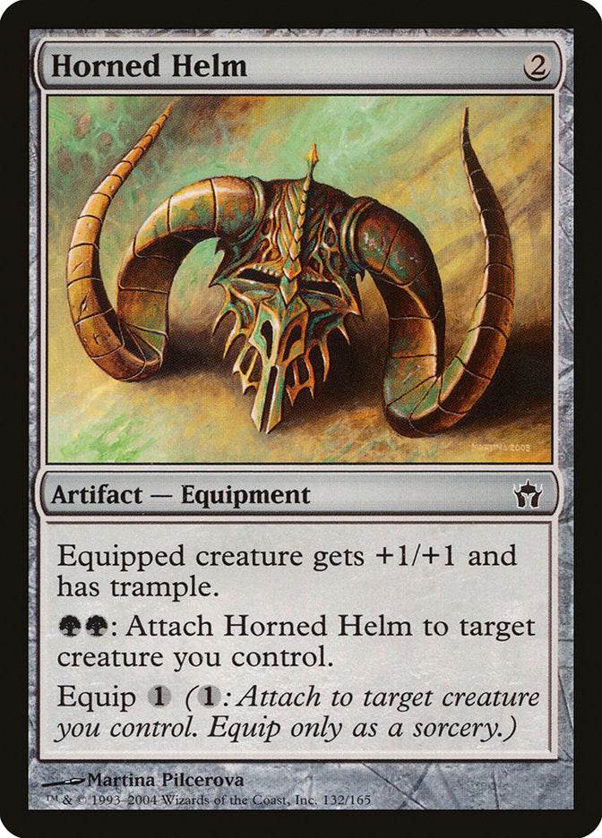 Horned Helm [Fifth Dawn] MTG Single Magic: The Gathering | Red Claw Gaming