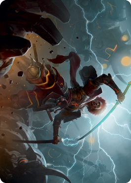 Raiyuu, Storm's Edge Art Card [Kamigawa: Neon Dynasty Art Series] MTG Single Magic: The Gathering | Red Claw Gaming