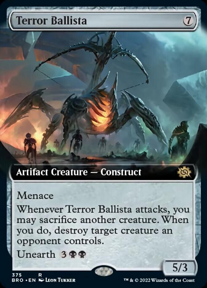 Terror Ballista (Extended Art) [The Brothers' War] MTG Single Magic: The Gathering | Red Claw Gaming