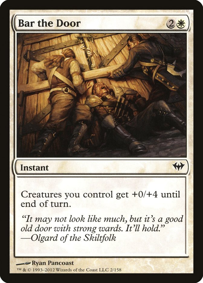 Bar the Door [Dark Ascension] MTG Single Magic: The Gathering | Red Claw Gaming