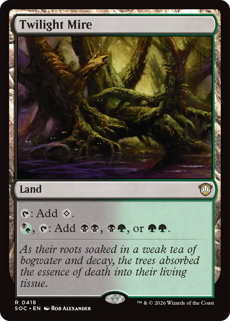 Twilight Mire [Secrets of Strixhaven Commander] MTG Single Magic: The Gathering | Red Claw Gaming