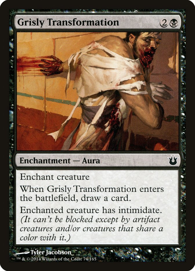 Grisly Transformation [Born of the Gods] MTG Single Magic: The Gathering | Red Claw Gaming