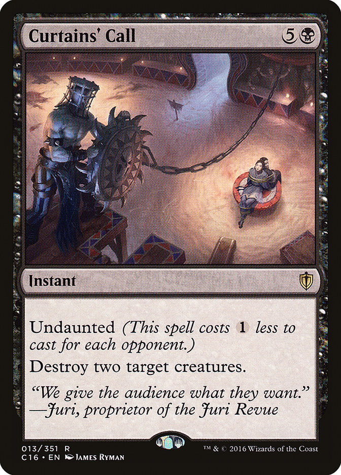 Curtains' Call [Commander 2016] MTG Single Magic: The Gathering | Red Claw Gaming
