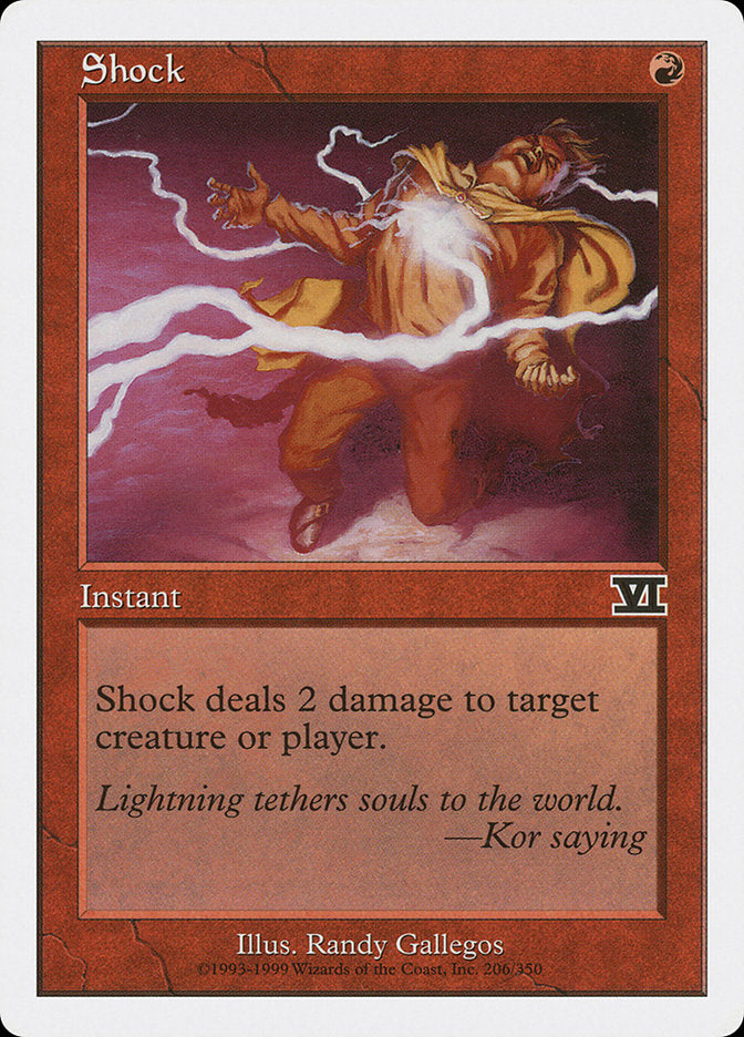 Shock [Classic Sixth Edition] MTG Single Magic: The Gathering | Red Claw Gaming