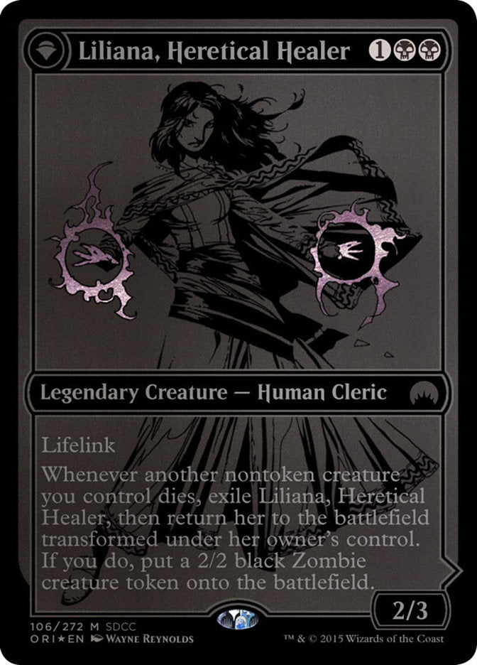 Liliana, Heretical Healer // Liliana, Defiant Necromancer [San Diego Comic-Con 2015] MTG Single Magic: The Gathering | Red Claw Gaming