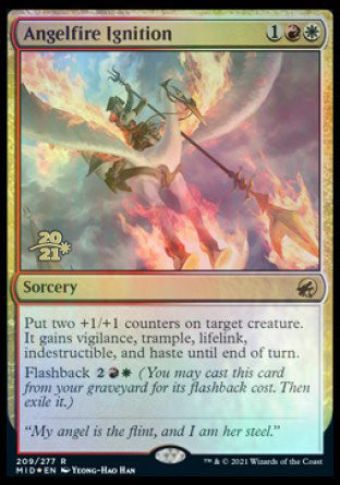 Angelfire Ignition [Innistrad: Midnight Hunt Prerelease Promos] MTG Single Magic: The Gathering | Red Claw Gaming