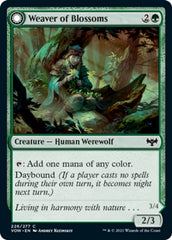 Weaver of Blossoms // Blossom-Clad Werewolf [Innistrad: Crimson Vow] MTG Single Magic: The Gathering | Red Claw Gaming