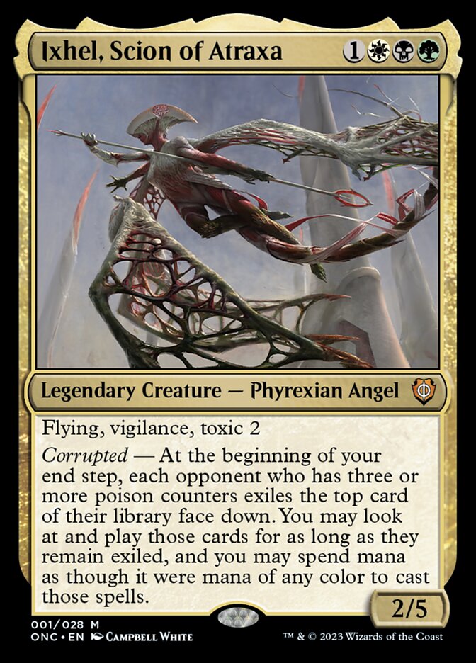 Ixhel, Scion of Atraxa [Phyrexia: All Will Be One Commander] MTG Single Magic: The Gathering | Red Claw Gaming