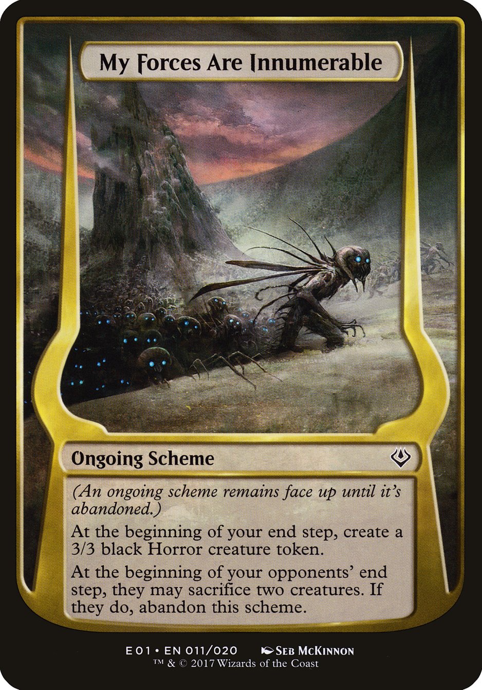 My Forces Are Innumerable (Schemes) [Archenemy: Nicol Bolas Schemes] MTG Single Magic: The Gathering | Red Claw Gaming