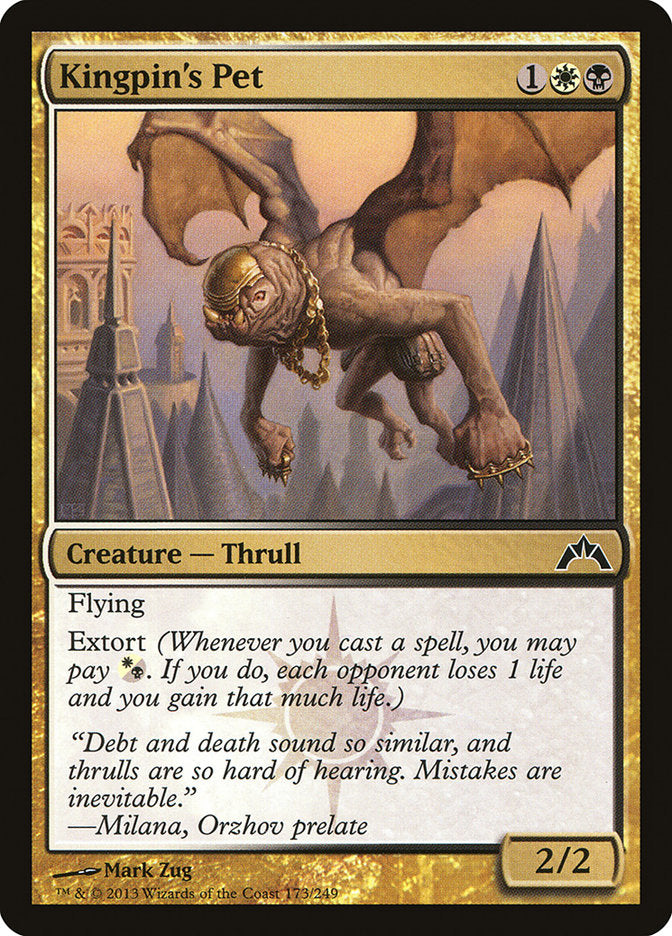 Kingpin's Pet [Gatecrash] MTG Single Magic: The Gathering | Red Claw Gaming