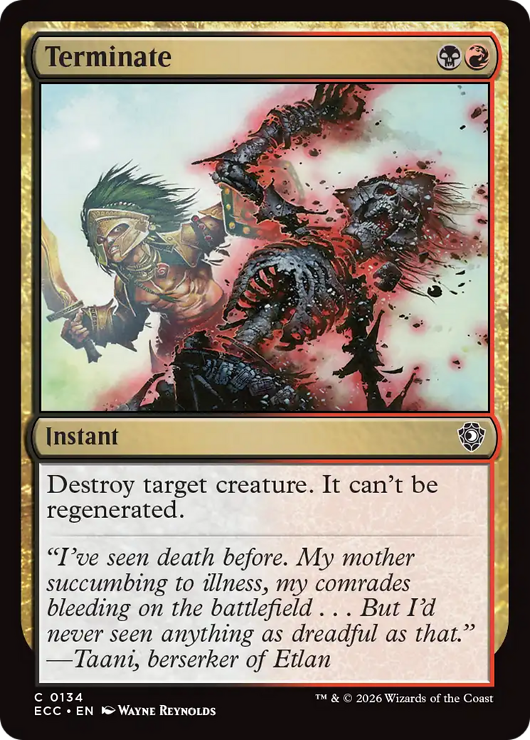 Terminate [Lorwyn Eclipsed Commander] MTG Single Magic: The Gathering | Red Claw Gaming