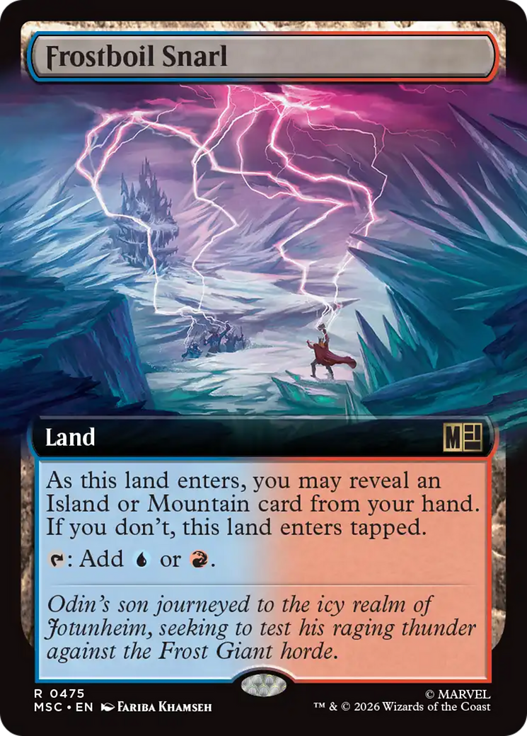 Frostboil Snarl (Extended Art) [Marvel Super Heroes Commander] | Red Claw Gaming